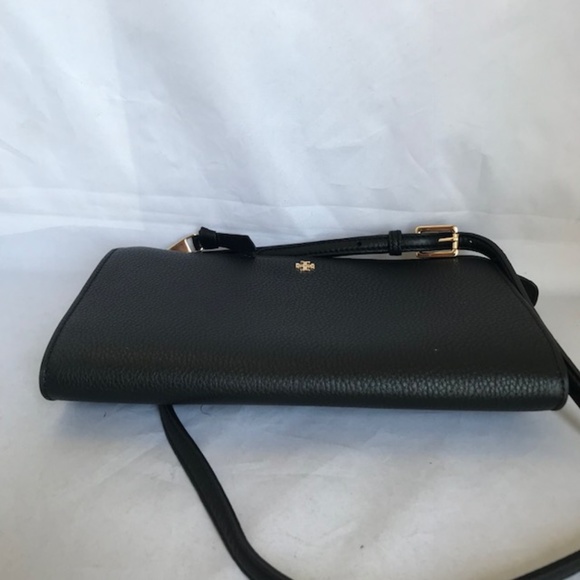 39640 Tory Burch Robinson Continental Wallet Black - Picture 3 of 6